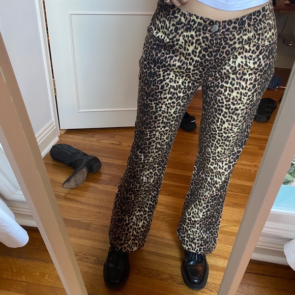 Flared leopard pants - Picture 2 of 5